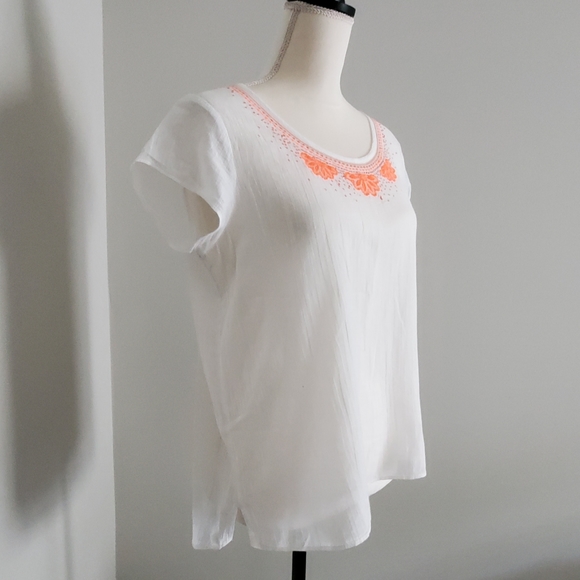 AERIE Cotton embroidered blouse - Picture 4 of 6